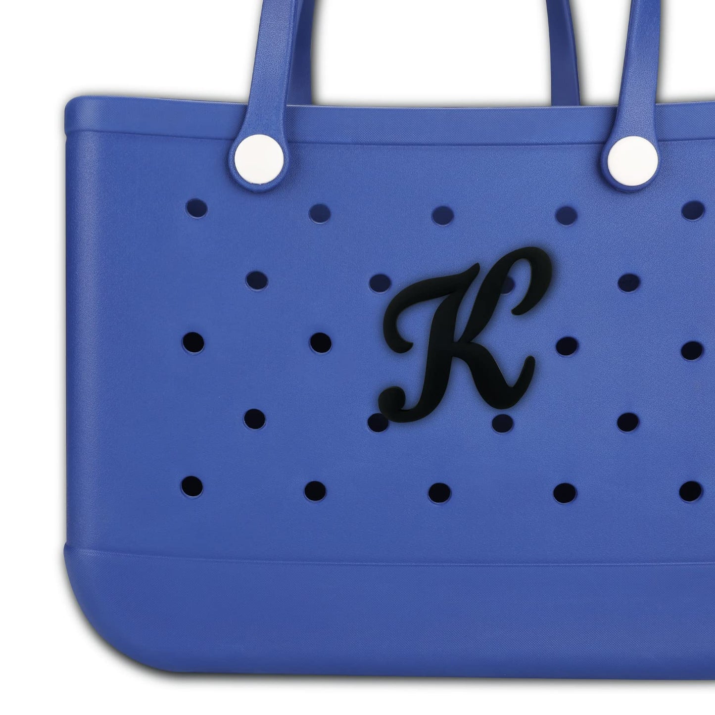 TOYORK Bag Charms for Bogg Bag Accessories Decorative Bogg Bag Charms Insert Alphabet Lettering for Beach Tote Rubber Beach Bag